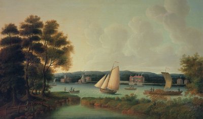 The Union Yacht off Battersea by Thomas Priest